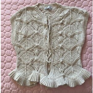Zara crochet vest